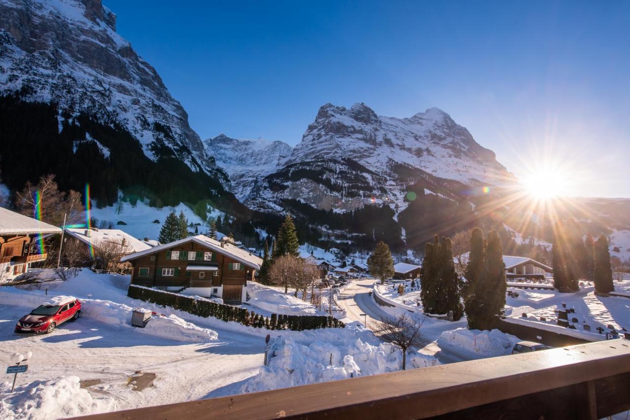 Atemberaubende Sicht Auf Eiger Nordwand Apartamento Grindelwald Exterior foto
