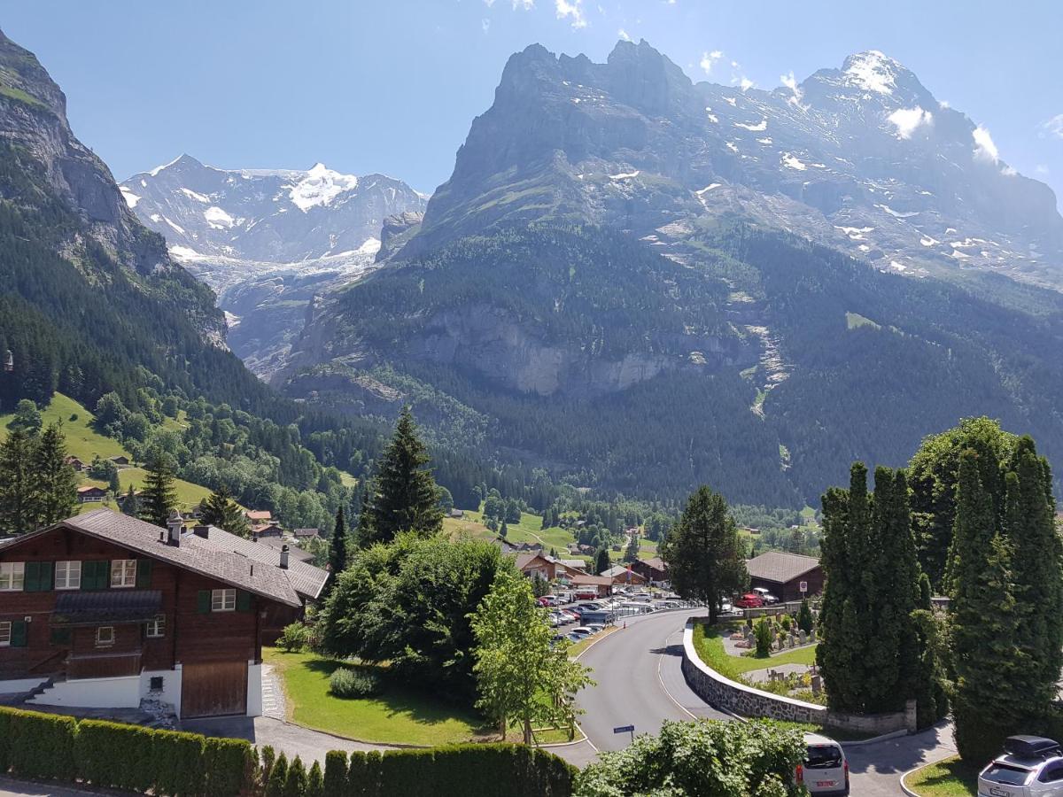 Atemberaubende Sicht Auf Eiger Nordwand Apartamento Grindelwald Exterior foto